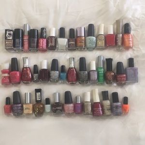 *Slightly used/new* nail polish lot of 41